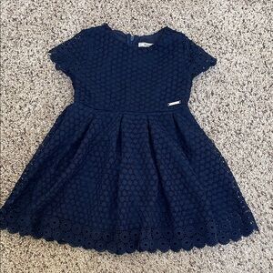 Mayoral Navy Lace Kids Dress